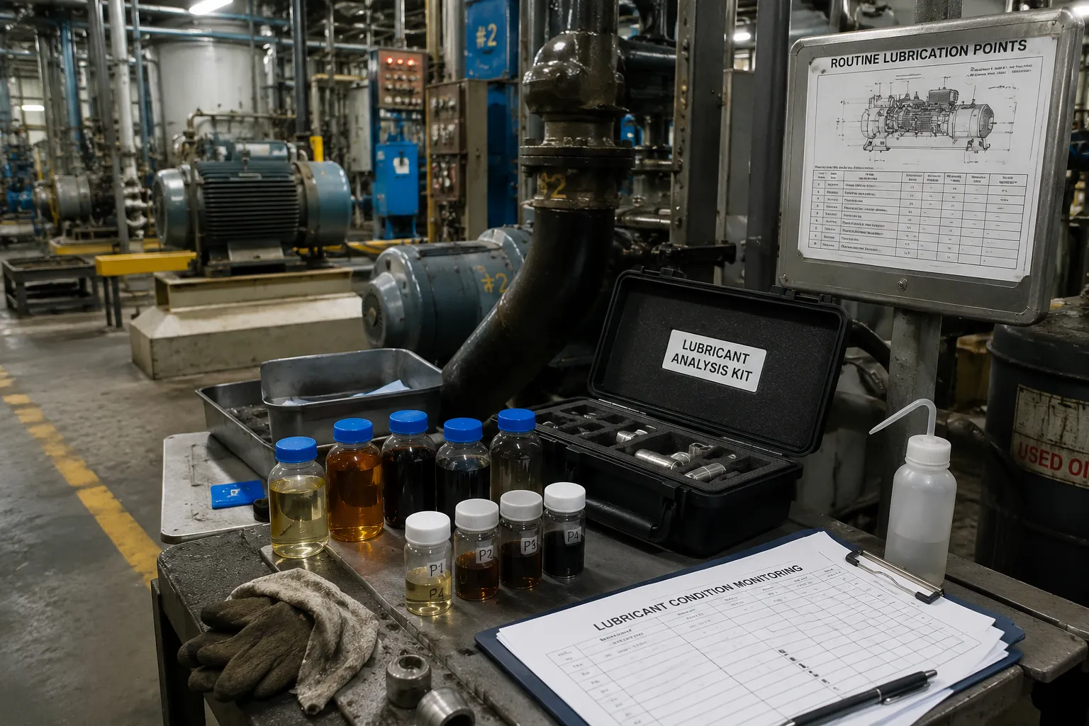 MONITORING LUBRICANTS