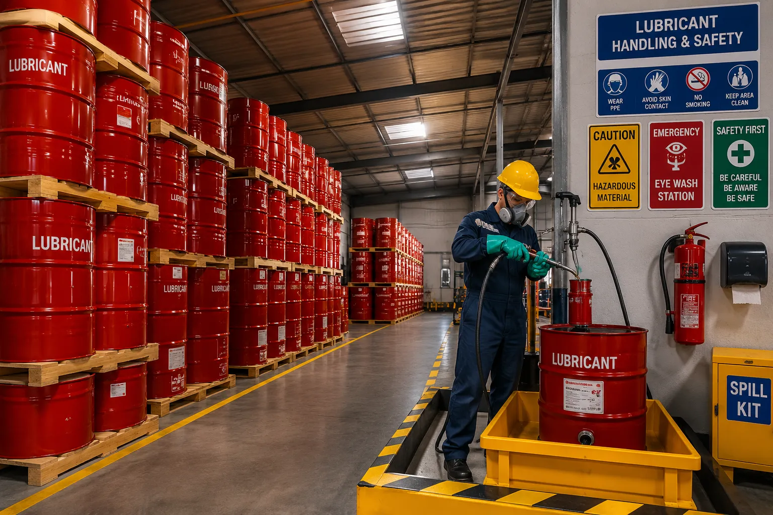 Lubricant Handling and Safety: Best Storage Practices